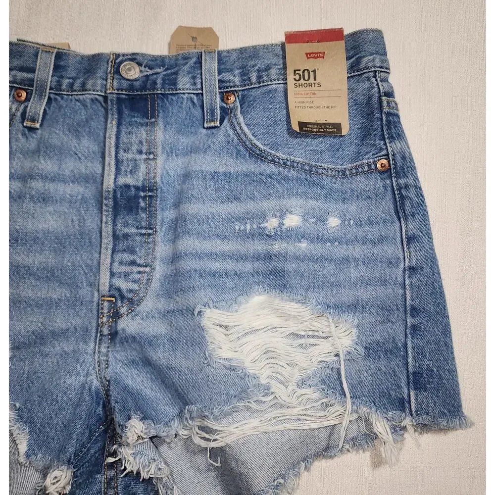 Levi's women's shorts 501 button fly W32''